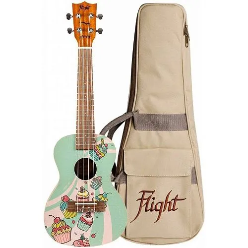 Flight AUC-33 Cupcake Укулеле концерт, серия Art.