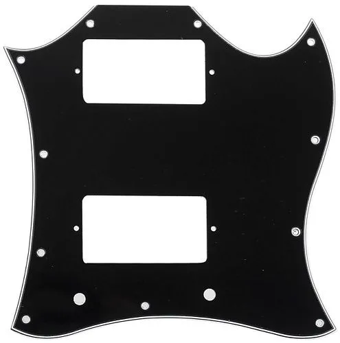 Musiclily MX1397BK Пикгард для электрогитары Gibson SG, 3 слоя, черная.