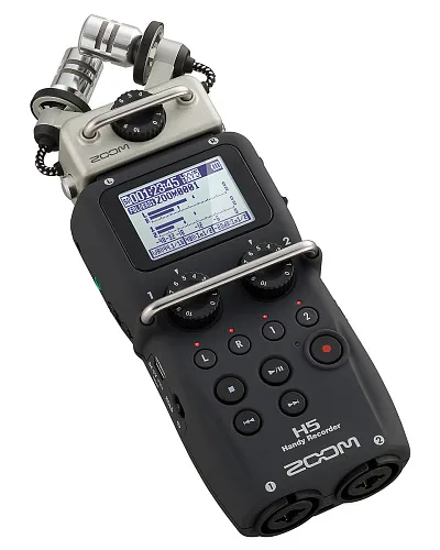 Zoom H5 Рекордер ручной компактный со сменной микрофонной системой. 