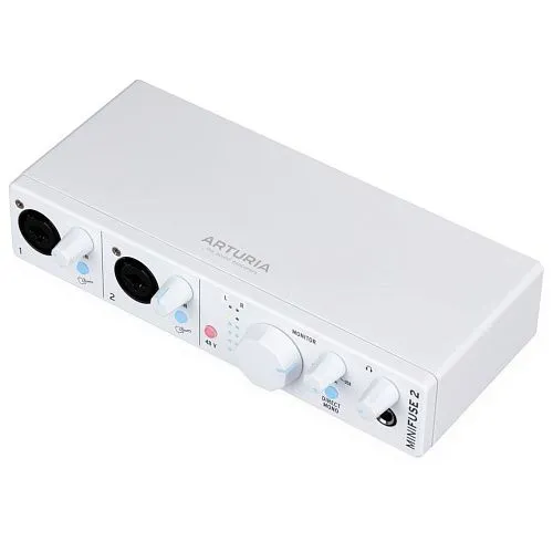 Arturia MiniFuse 2 White USB аудио интерфейс.