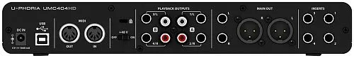 Behringer UMC404HD Звуковой USB - интерфейс для записи микрофонов и инструментов.