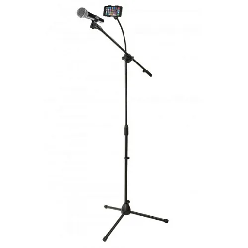 Dekko JR-504 BK Стойка микрофонная складная с держателем для смартфона.