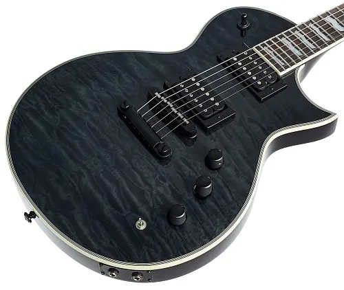 ESP LTD EC-1000PIEZO QM See Thru Black Электрогитара.