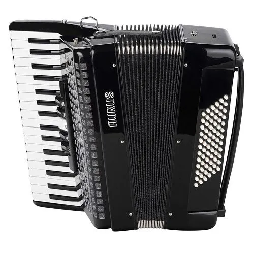 Aurus JH2022-Black Аккордеон 34/72/5, черный, с футляром.