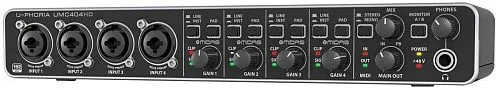Behringer UMC404HD Звуковой USB - интерфейс для записи микрофонов и инструментов.