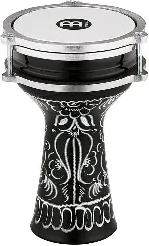 Meinl HE-052 Дарбука 4 1/4" x 7 3/4", алюминий, черный, гравировка.